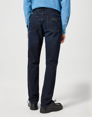 WRANGLER MĘSKIE SPODNIE JEANSOWE GREENSBORO DEEP BLUE BLACK 112355019 W15Q017421