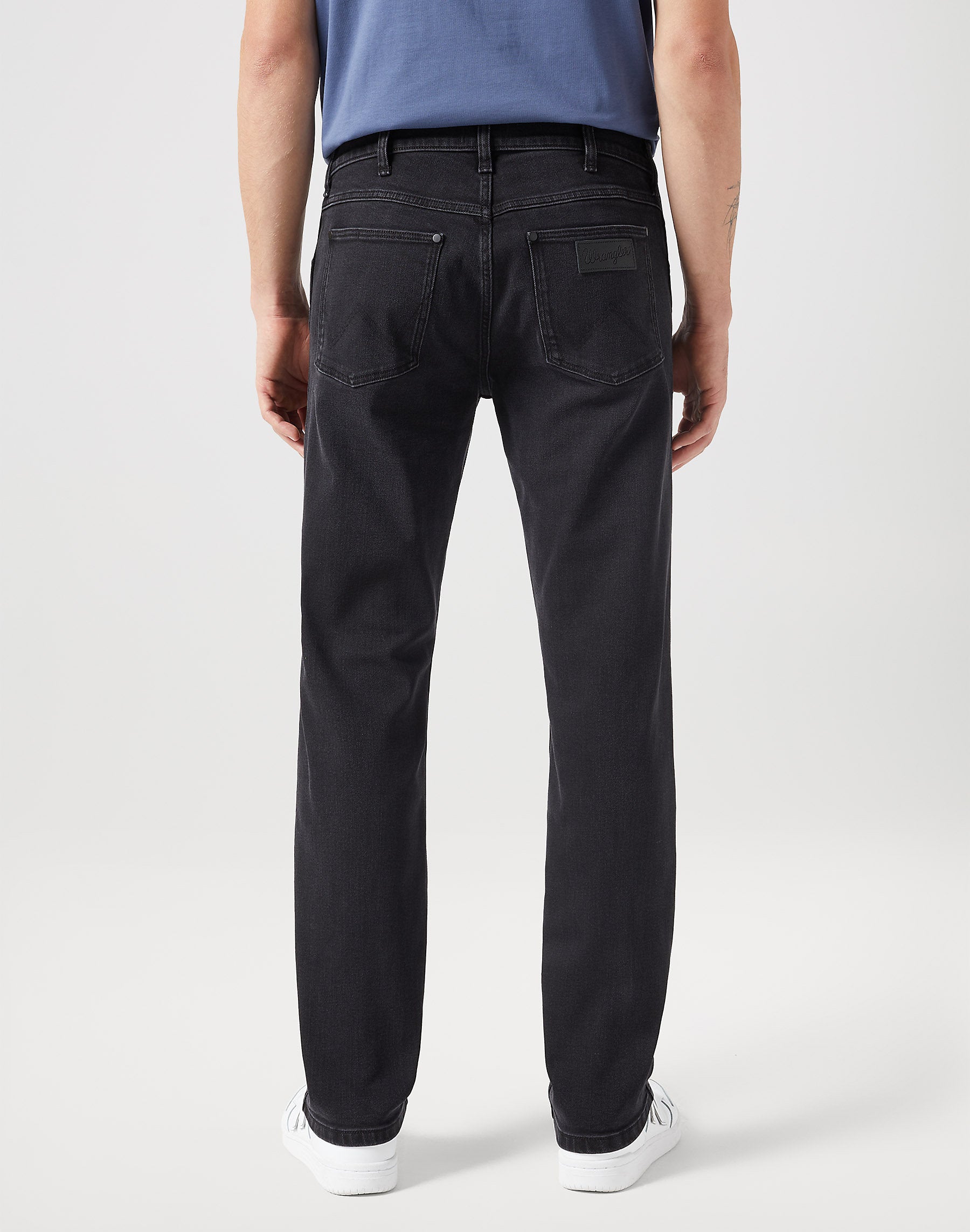 Wrangler Męskie Spodnie Jeansowe Greensboro Film Noir 112350664 W15Q016835