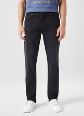 Wrangler Męskie Spodnie Jeansowe Greensboro Film Noir 112350664 W15Q016835