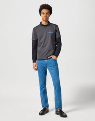 Męskie Spodnie Jeansowe Wrangler Greensboro Saddlestone 112355021 W15Q017423