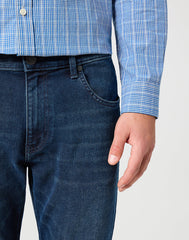 WRANGLER MĘSKIE SPODNIE JEANSOWE HORIZON DZWONY ONYX WASH 112356834 W110008838