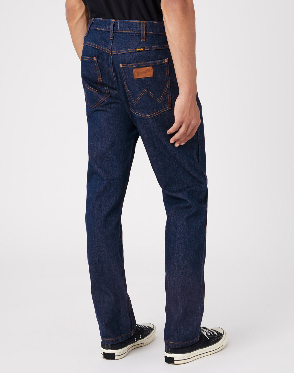 WRANGLER MĘSKIE SPODNIE JEANSOWE JEANS FRONTIER WRANGLER BLUE W16VEIX05 112330734