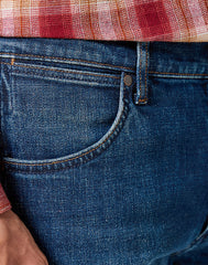 Męskie Spodnie Jeansowe Wrangler Larston Azure Fade 112358058 W18S017435