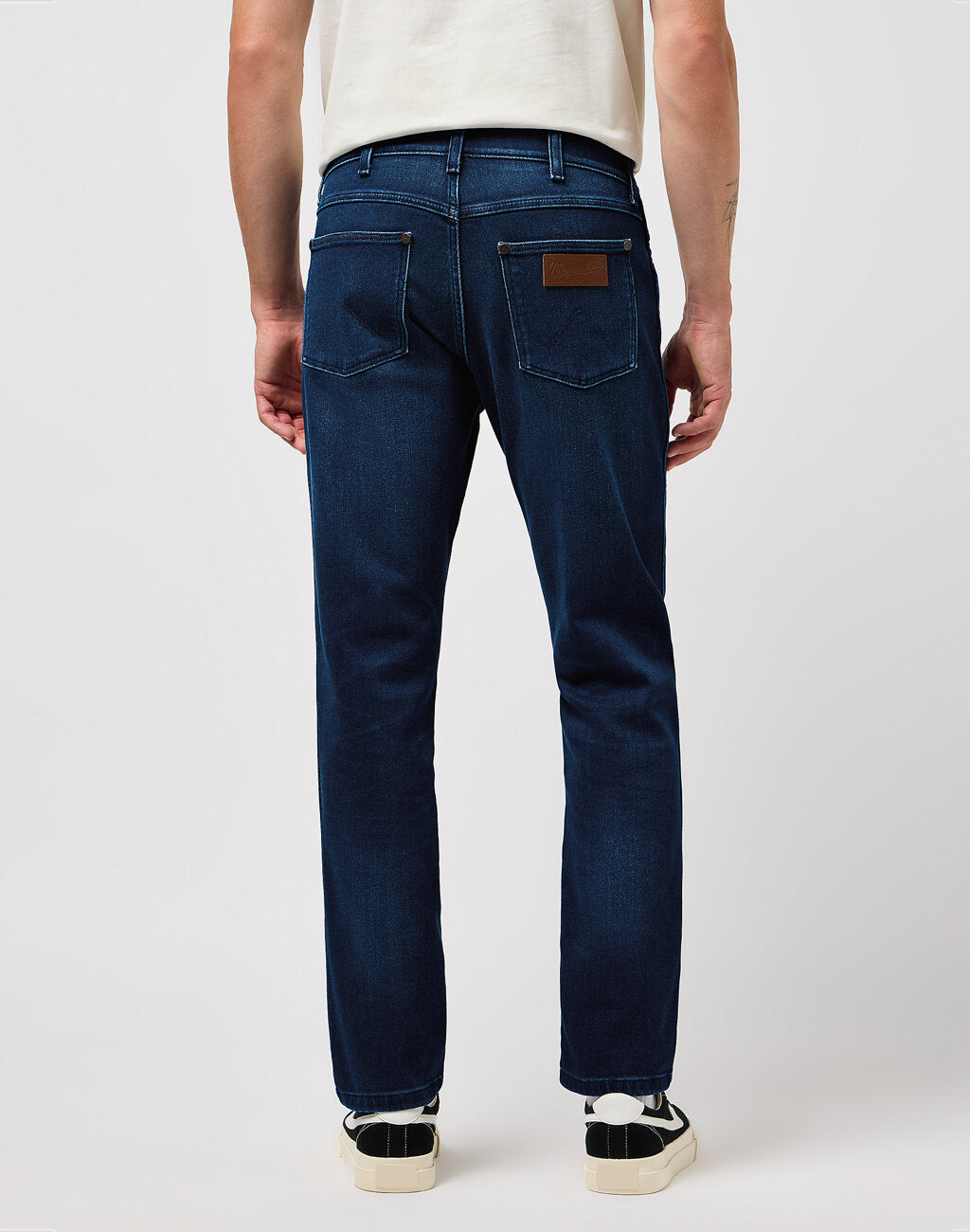 WRANGLER MĘSKIE SPODNIE JEANSOWE LARSTON BLUE JAM 112360183 W18S008801