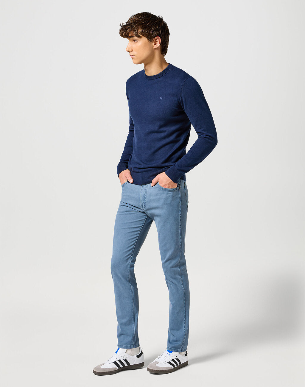 WRANGLER MĘSKIE SPODNIE JEANSOWE LARSTON GRISAILLE 112356818 W18S017443