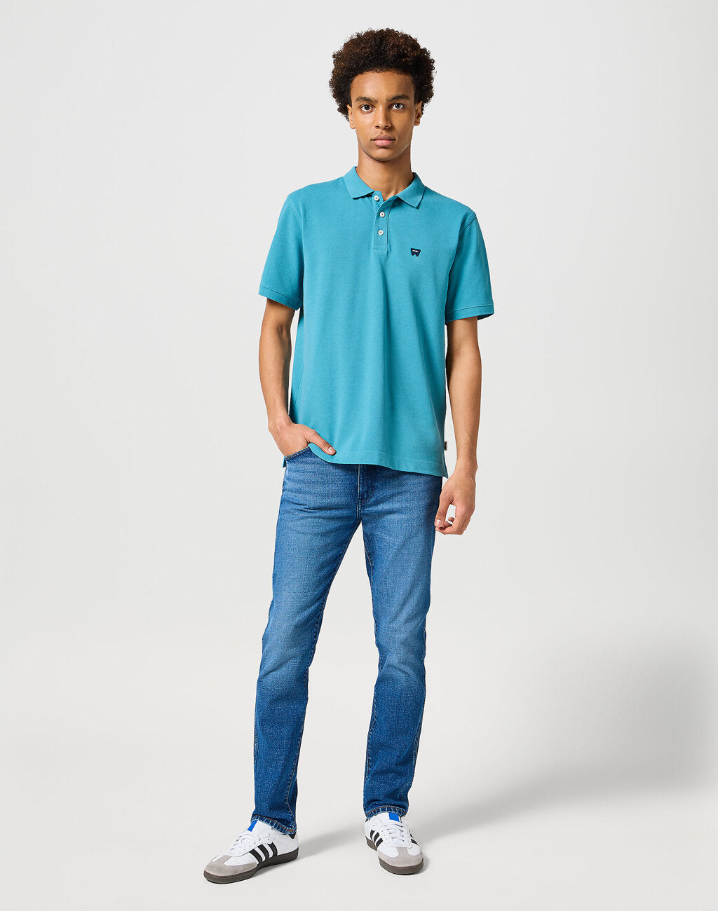 WRANGLER MĘSKIE SPODNIE JEANSOWE LARSTON RAINDROP 112355024 W18S017418