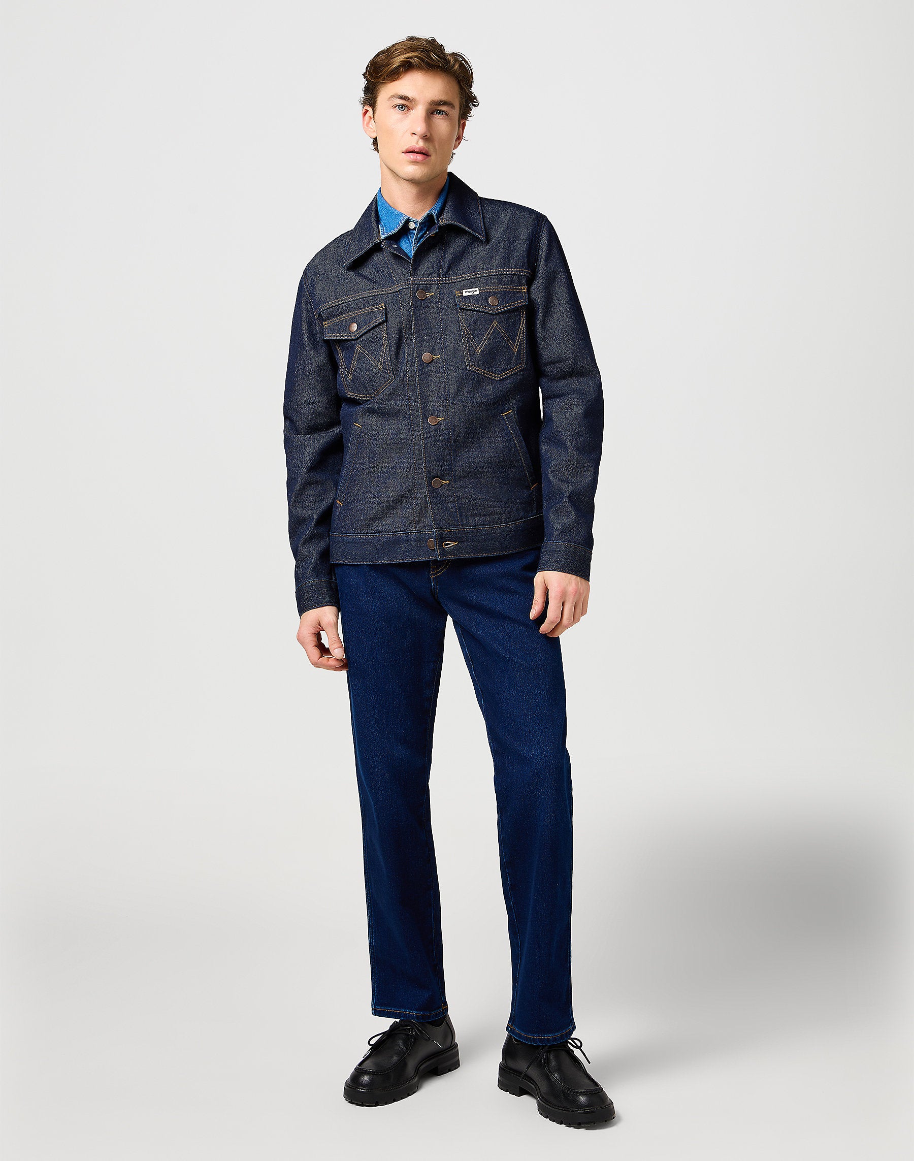 WRANGLER MĘSKIE SPODNIE JEANSOWE TEXAS COSMIC BLUE 112362343