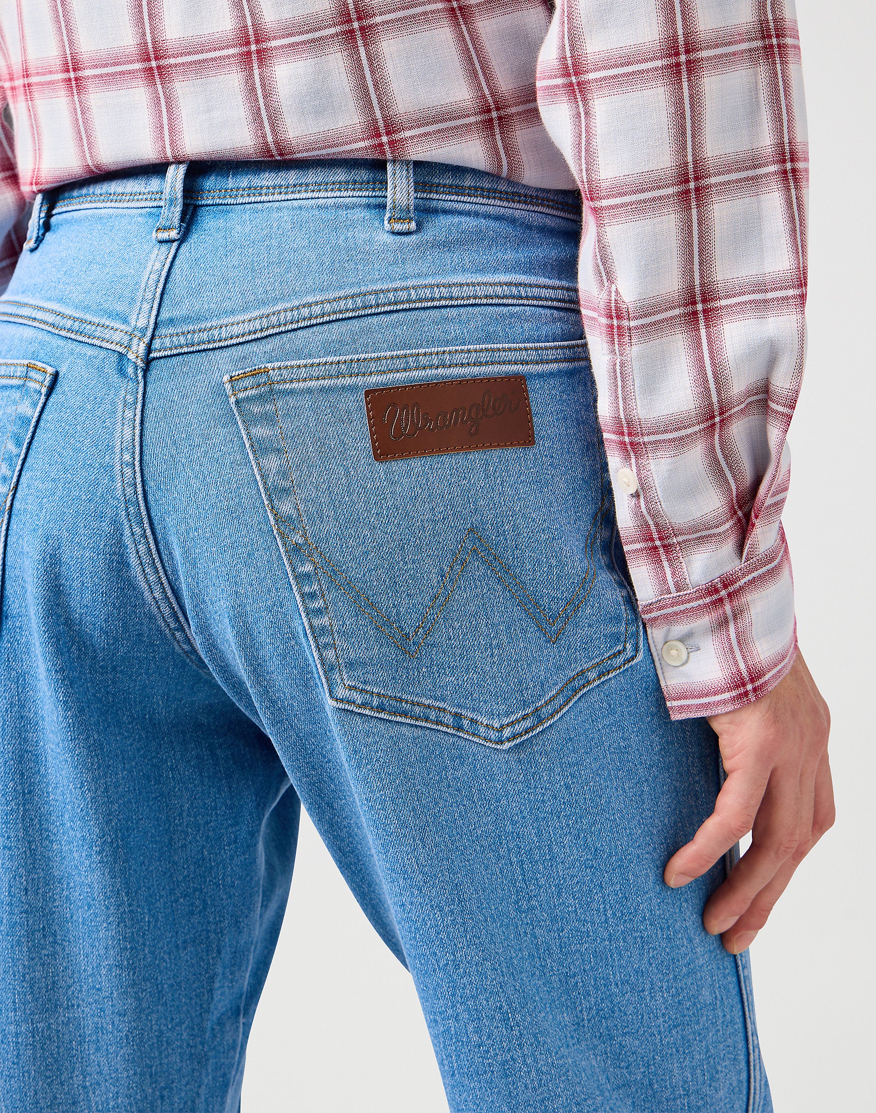 WRANGLER MĘSKIE SPODNIE JEANSOWE TEXAS SKYLINE SPLASH 112362344