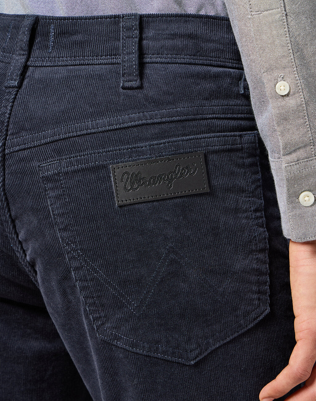WRANGLER MĘSKIE SPODNIE JEANSOWE TEXAS SLIM DARK NAVY 112356806 W12S012239