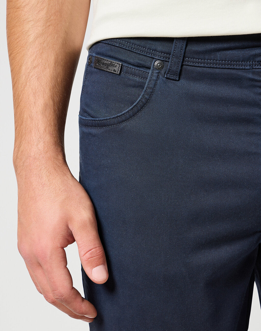 WRANGLER MĘSKIE SPODNIE JEANSOWE TEXAS SLIM DARK NAVY 112358037 W12S012239