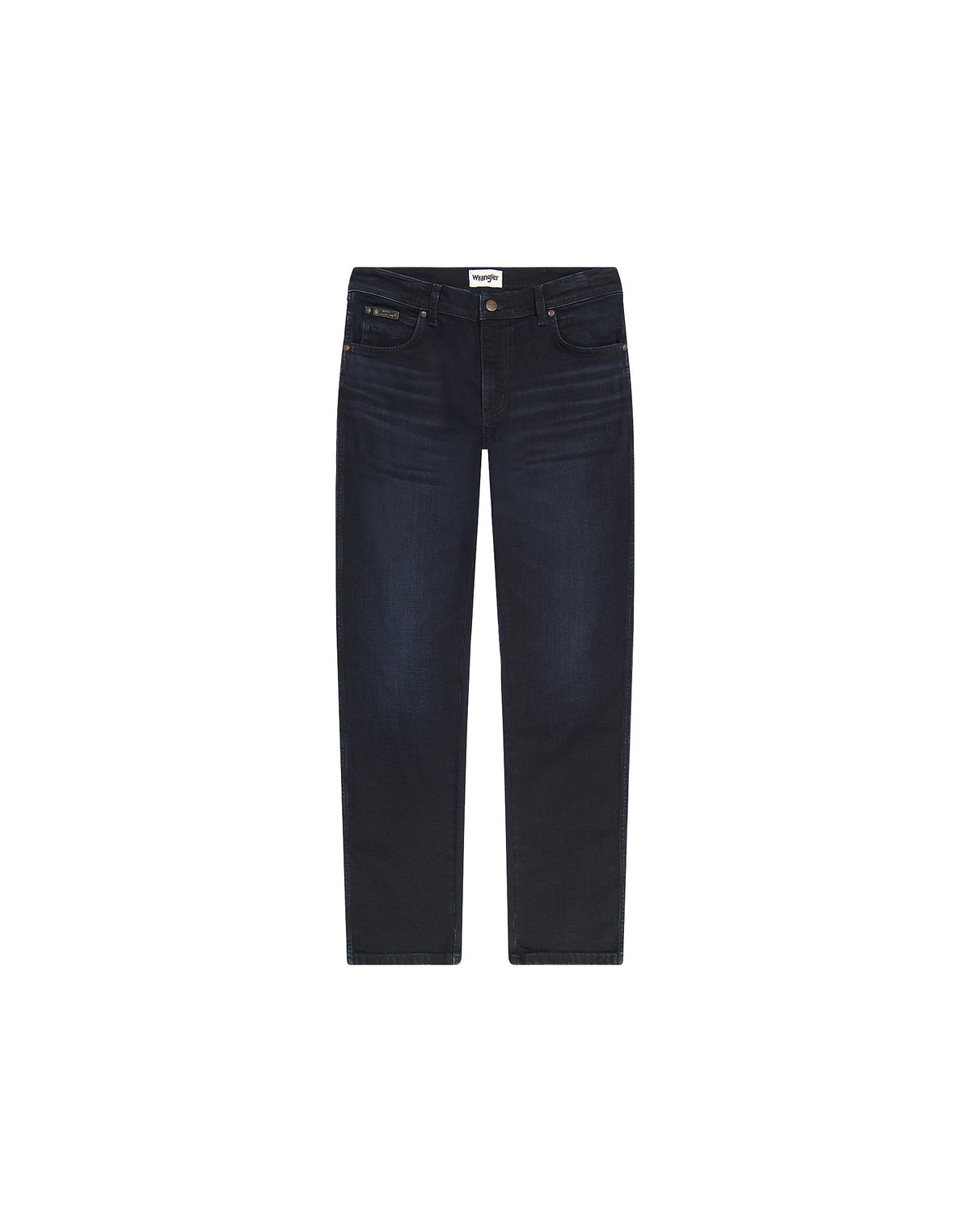 WRANGLER MĘSKIE SPODNIE JEANSOWE TEXAS SLIM DEEP BLUE BLACK 112355027 W12S017421