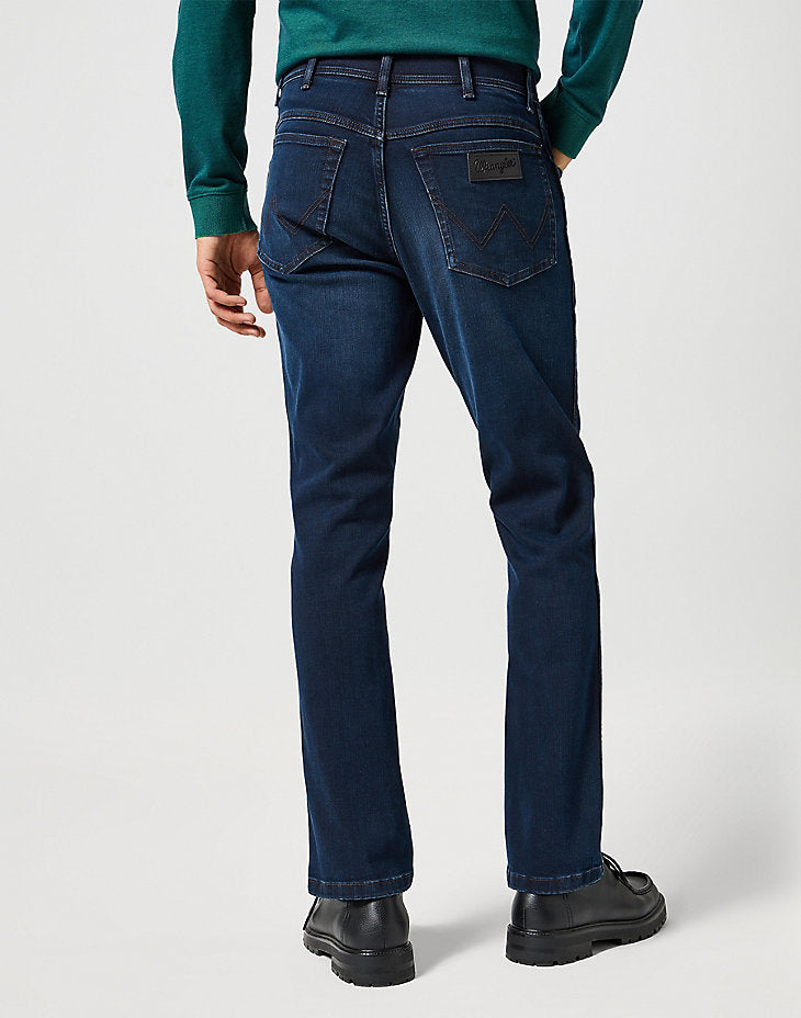 Męskie Spodnie Jeansowe Wrangler Texas Slim Midnight Rodeo 112358219 W12S017433