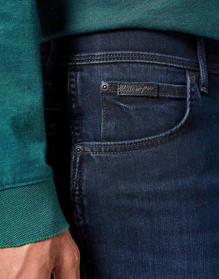 Męskie Spodnie Jeansowe Wrangler Texas Slim Midnight Rodeo 112358219 W12S017433