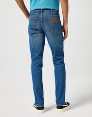 WRANGLER MĘSKIE SPODNIE JEANSOWE TEXAS SLIM RAINDROP 112355028 W12S017418