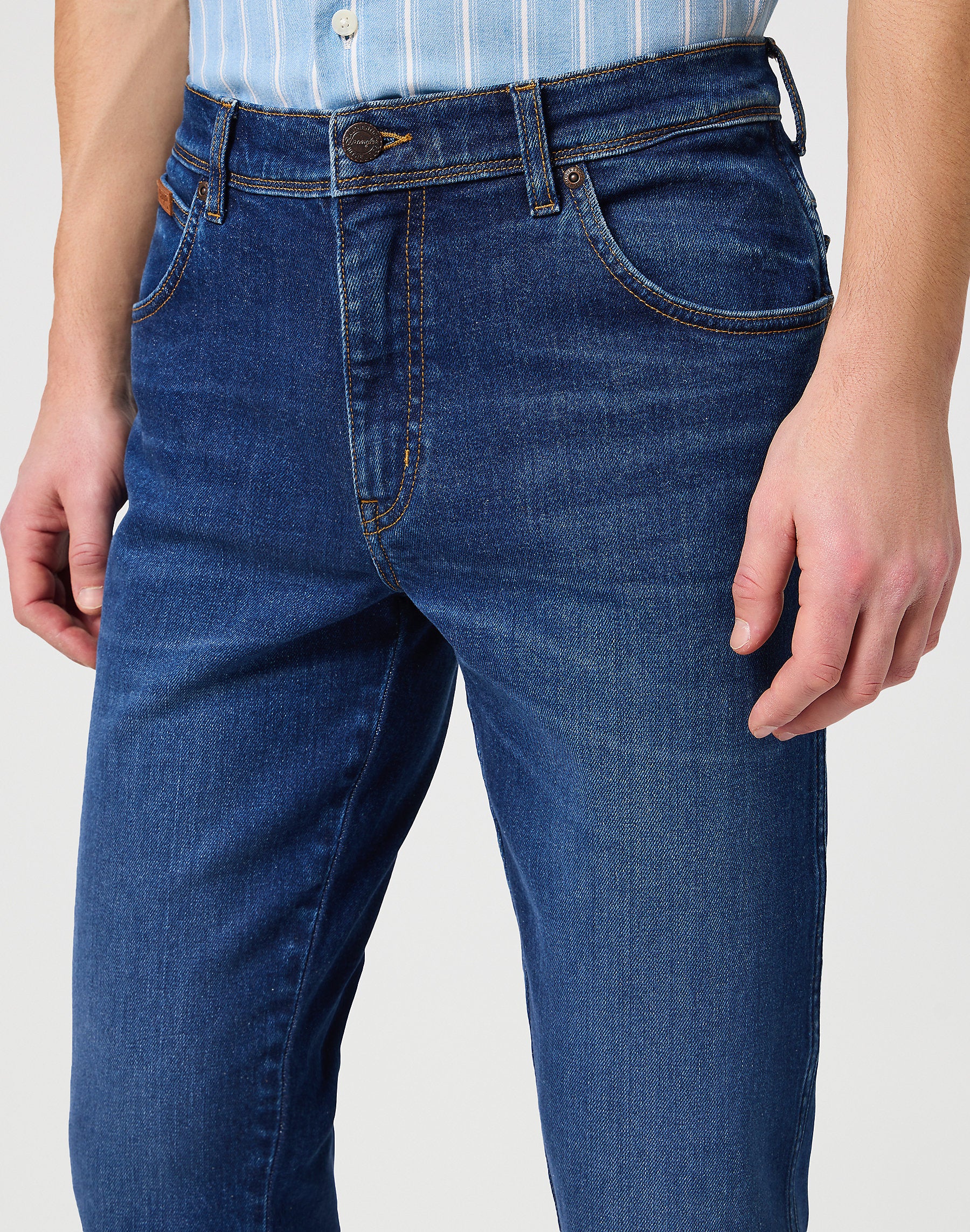 WRANGLER MĘSKIE SPODNIE JEANSOWE TEXAS SOUL 112350654 W121017997