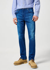 WRANGLER MĘSKIE SPODNIE JEANSOWE WRANGLER GREENSBORO BLUE JAM 112357412