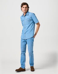 Męskie Spodnie Jeansowe Wrangler Greensboro Mist 112364971