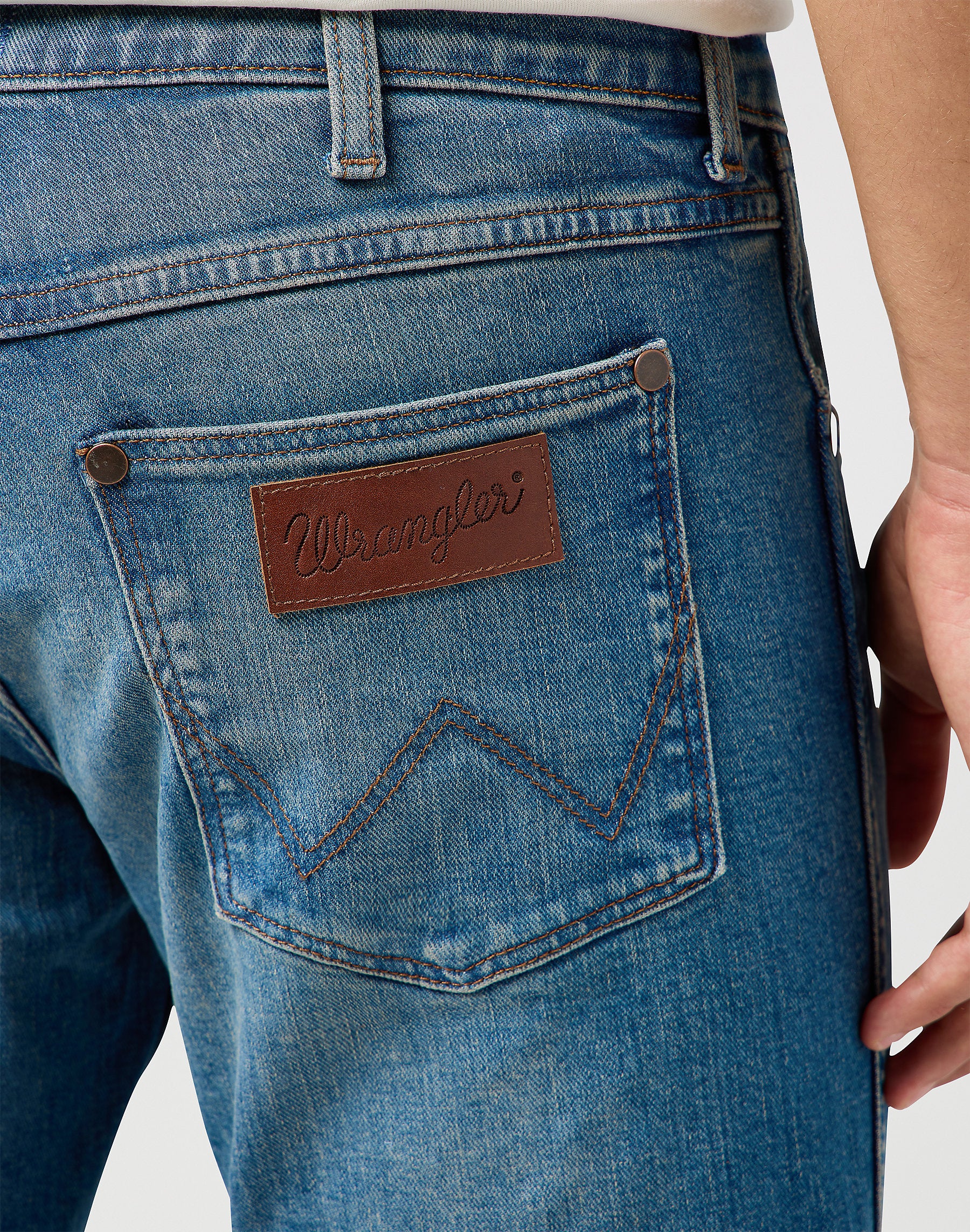 Męskie Spodnie Jeansowe Wrangler Horizon American Spirit 112362430