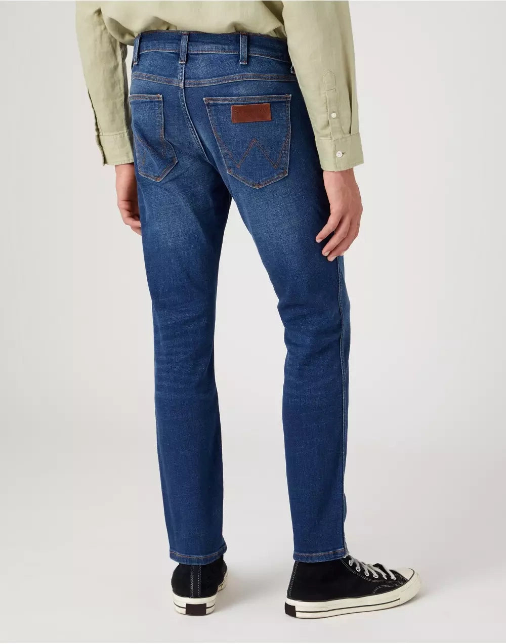 WRANGLER MESKIE SPODNIE JEANSOWE WRANGLER LARSTON FOR REAL W18SCJ027 112145863