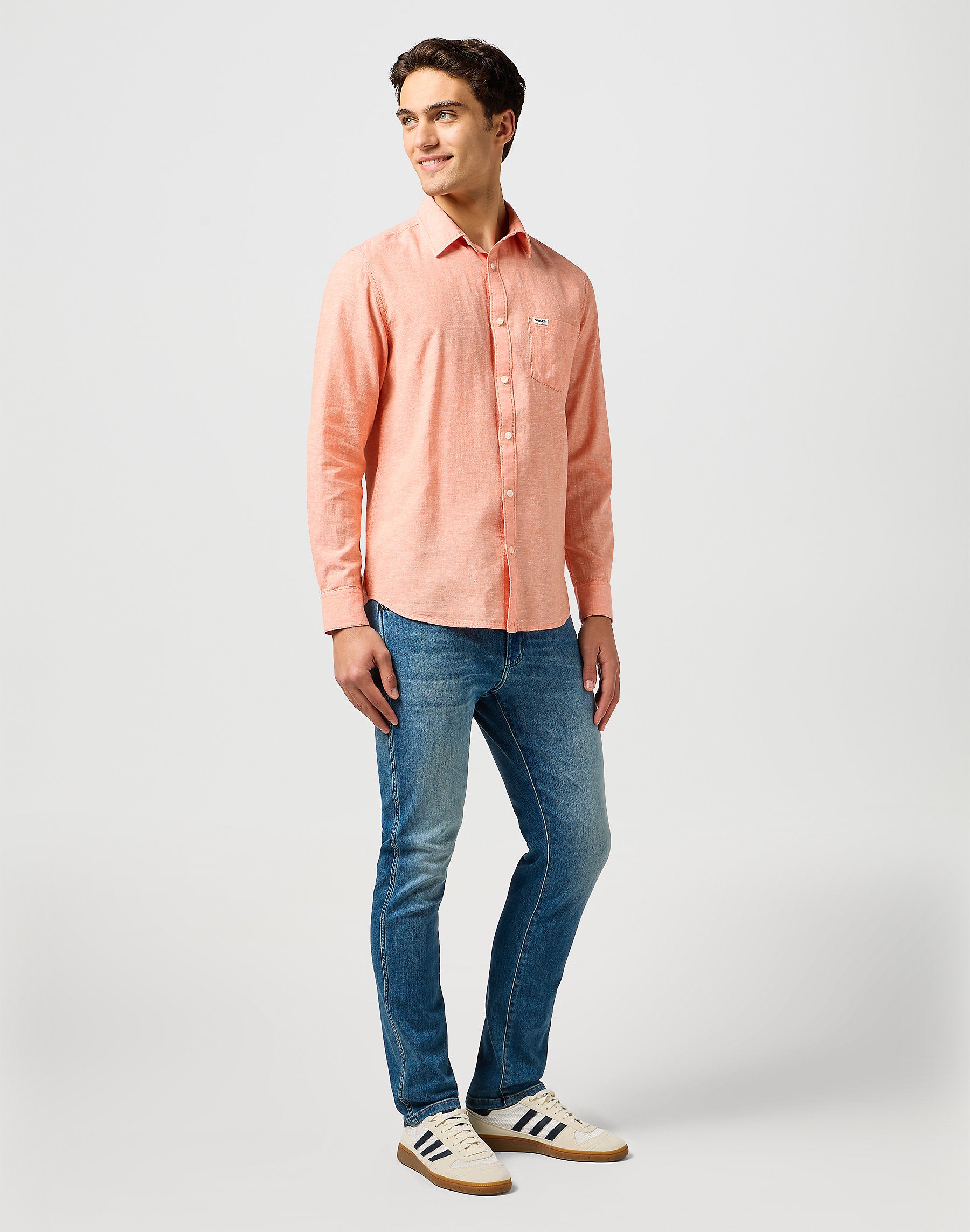 WRANGLER MĘSKIE SPODNIE JEANSOWE WRANGLER LARSTON TRAIL TONE 112362456