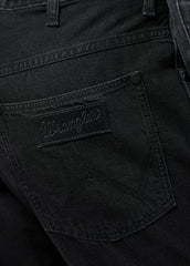 Męskie Spodnie Jeansowe Wrangler River Rinse Black 112362409