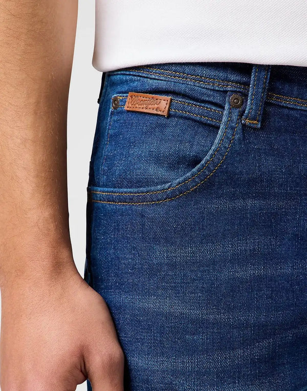 WRANGLER MĘSKIE SPODNIE JEANSOWE WRANGLER TEXAS SLIM BLUE ABYSS 112362495