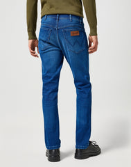 Męskie Spodnie Jeansowe Wrangler Texas Slim Blue Jam 112358217