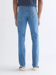WRANGLER MĘSKIE SPODNIE JEANSOWE WRANGLER TEXAS SLIM RIDGE WASH 112358218