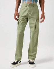 WRANGLER MESKIE SPODNIE MATERIAŁOWE BOJÓWKI CASEY JONES CARGO OLIVE 112350893 W1C2017995