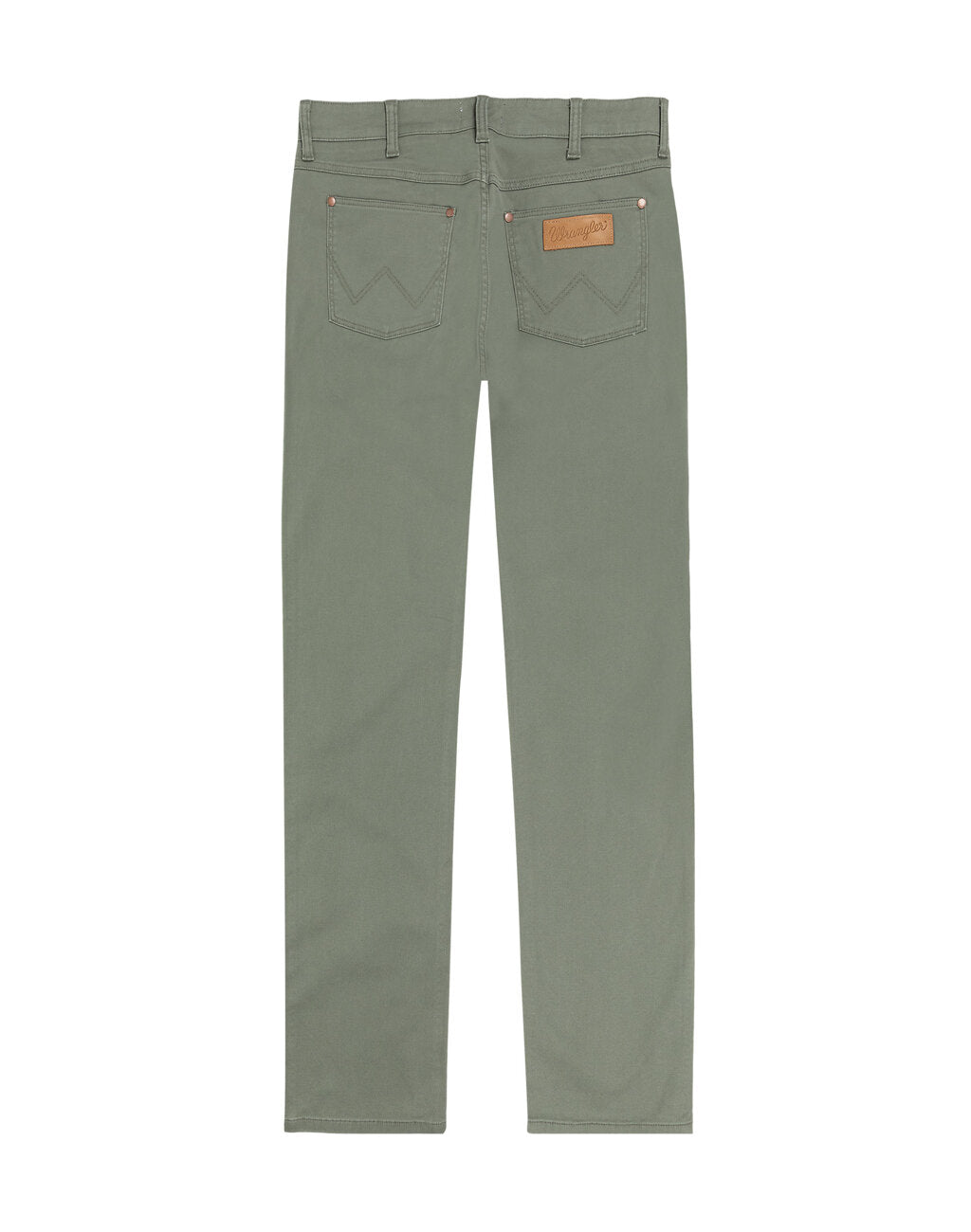 Męskie Spodnie Materiałowe Wrangler Greensboro Dusty Olive 112341466 W15Q018115