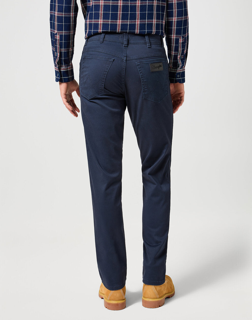 WRANGLER MĘSKIE SPODNIE MATERIAŁOWE TEXAS DARK NAVY 112356791 W121012239