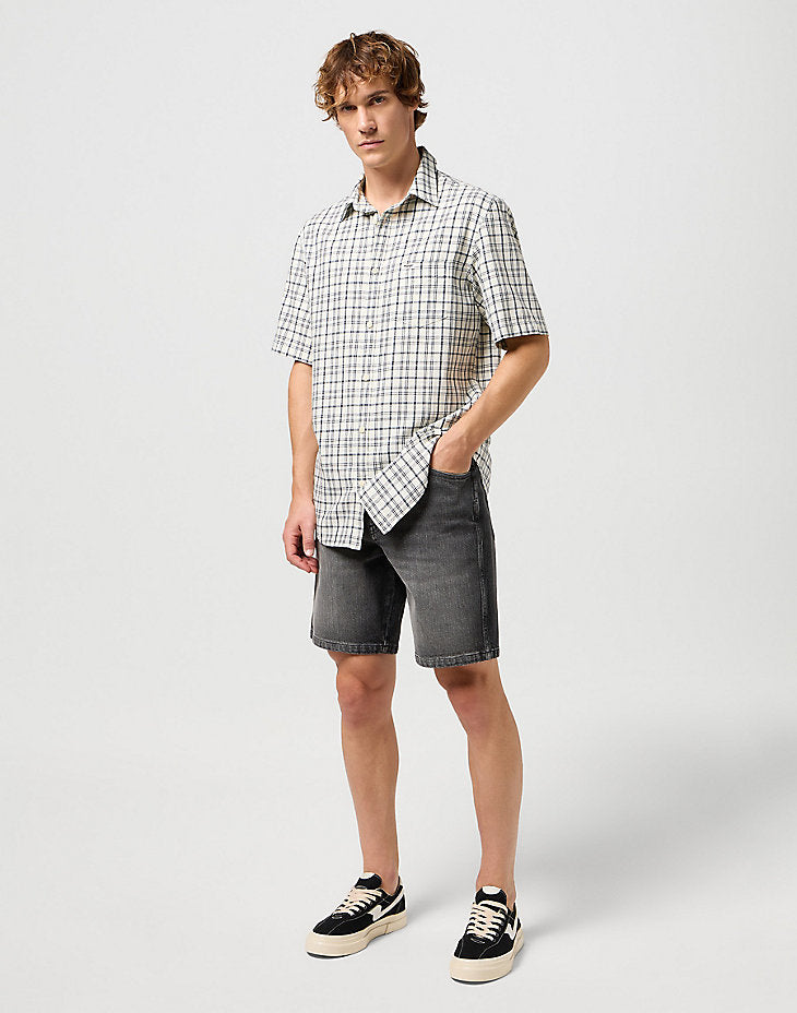 Męskie Szorty Jeansowe Wrangler Frontier Short Marshall 112350897 W16W016320
