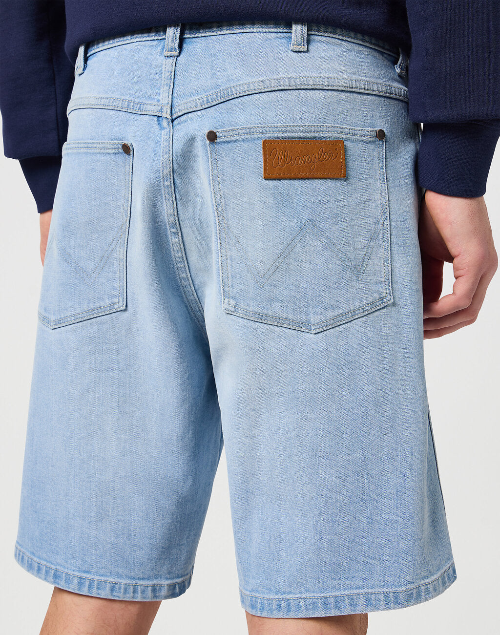 WRANGLER MĘSKIE SZORTY JEANSOWE FRONTIER SHORT WEST 112350822 W16W017961