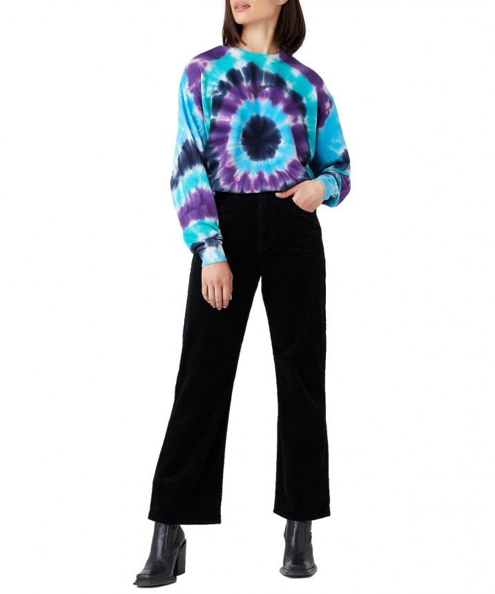 WRANGLER MOM FLARE DAMSKIE SPODNIE JEANSOWE JEANSY CAVIAR BLACK W24XJOXCK 112144776