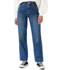 WRANGLER MOM STRAIGHT DAMSKIE SPODNIE JEANSOWE DŻINSY SUMMERTIME W27MZB416 112145969