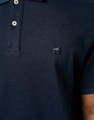 WRANGLER POLO SHIRT MĘSKA KOSZULKA POLO POLÓWKA BLACK IRIS 112350415 W7FP017555