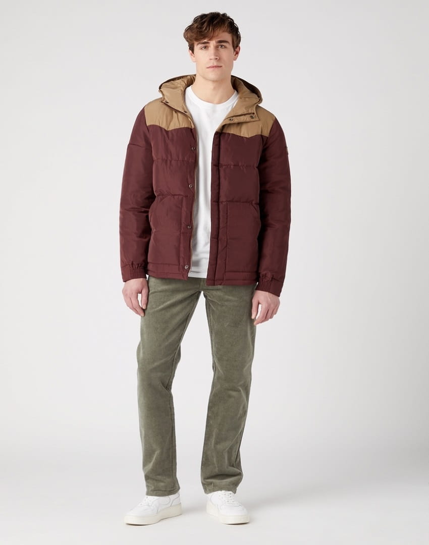 WRANGLER PUFFER JACKET MĘSKA KURTKA ZIMOWA CIEPŁA W40A016299