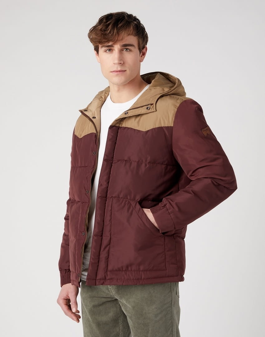 WRANGLER PUFFER JACKET MĘSKA KURTKA ZIMOWA CIEPŁA W40A016299