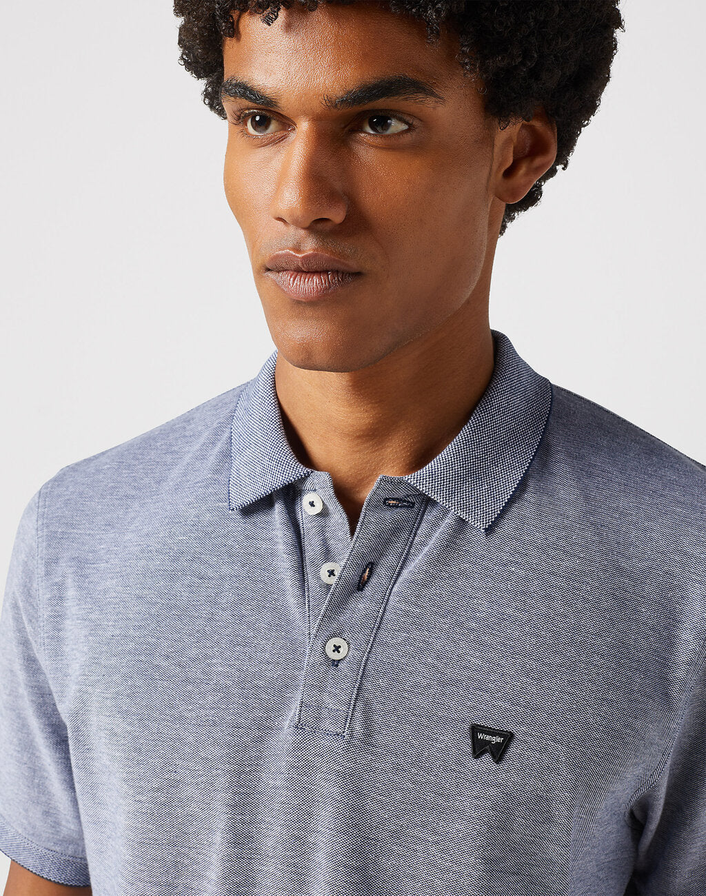 Wrangler Refined Polo Shirt Męska Koszulka Polo Polówka Grey 112350390 W749018002