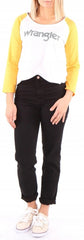 Wrangler Retro Slim Damskie Spodnie Jeansowe Jeansy Black Star W239FG13D 112127888