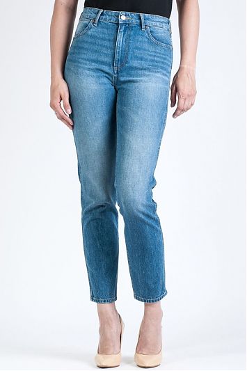 WRANGLER RETRO SLIM DAMSKIE SPODNIE JEANSOWE RETRO BLUE W239GW071 112127894