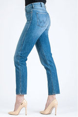 WRANGLER RETRO SLIM DAMSKIE SPODNIE JEANSOWE RETRO BLUE W239GW071 112127894