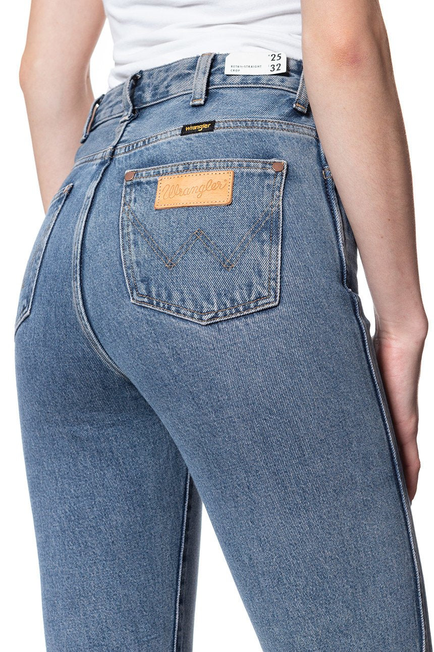 WRANGLER RETRO STRAIGHT CROP SUNSET BLUE W27YGF26R 112128214