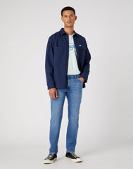 Wrangler River Męskie Spodnie Jeansowe Blue Creek W17TJXZ81 112331087
