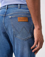 Męskie Spodnie Jeansowe Wrangler River Treasures Blue 112350858 W17T018015