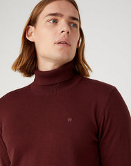 Wrangler Roll Męski Sweter Golf Neck Knit W8D42PH45