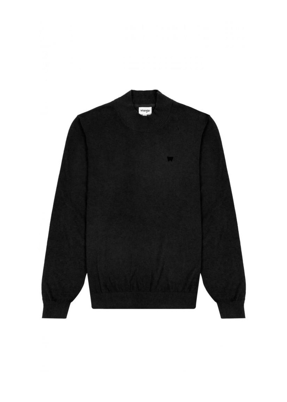 Wrangler Roll Neck Knit Męski Sweter Black W8D42P100