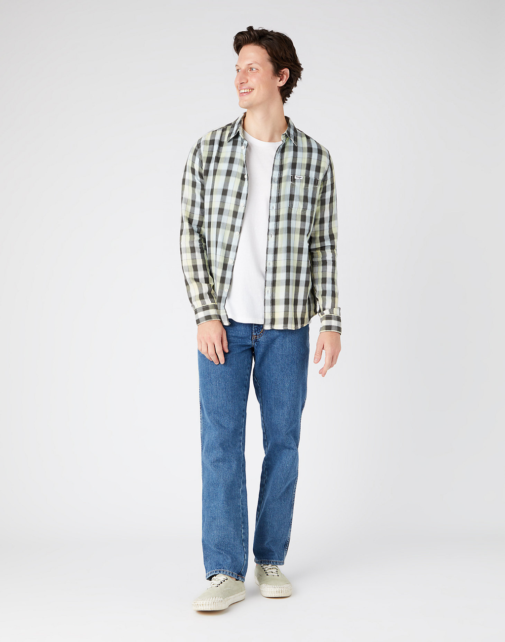 WRANGLER SHACKET MĘSKA KOSZULA W KRATĘ DŁUGI RĘKAW 112146099