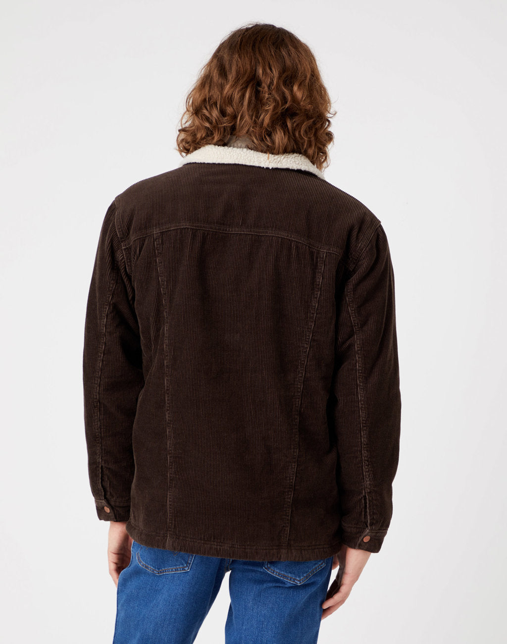 Wrangler Sherpa Jacket Męska Kurtka Przejściowa Delicioso Brown W445AHH38 112324535
