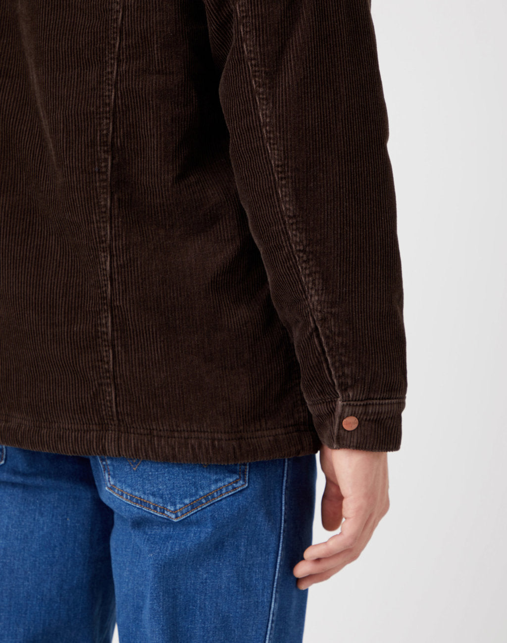 Wrangler Sherpa Jacket Męska Kurtka Przejściowa Delicioso Brown W445AHH38 112324535